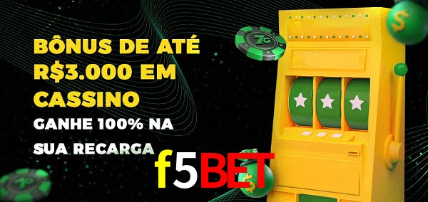 f5bet melhor bônus de depósito