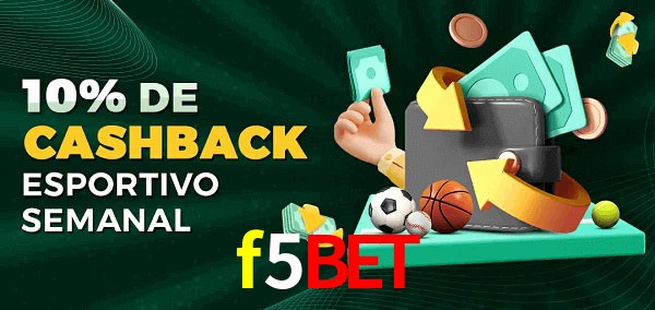 10% de bônus de cashback na f5bet