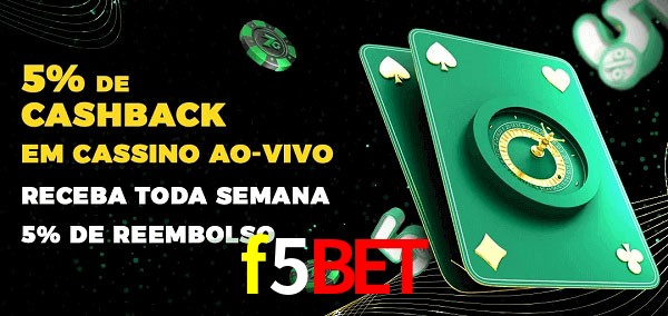 Promoções do cassino ao Vivo f5bet